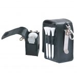 GA 4025 - AMBULP Real leather pouch holds 2 balls, 3 tees and 1 pitch repairer.