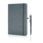 GSGL-205-LIBELLET-Giftology-A5-Notebook-With-Pen-Set-Slate-Grey