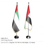 UAE Flag Large Size with Stand