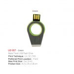 UD 957 - Metal Twist USB Flash Drive - Green.